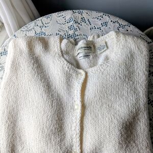 Appleseed's Women's Cream Cardigan Sweater SZ SM